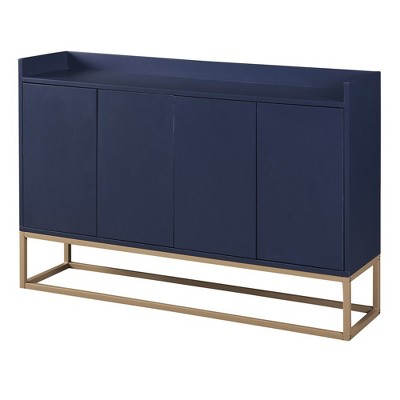 47" Sideboard Buffet Cabinet with Storage, Modern Storage Cabinet with Adjustable Shelves, Wood Media Console Table for Kitchen Living Room