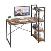 Bestier - 47inch Small Gaming Computer Desk with Shelves for Home Office - 2 of 4