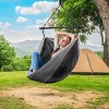 Sorbus Hanging Outdoor Camping Cacoon Chair - Collapsible and Lightweight Swings - Swinging Rocker Chairs for Camp, Travel, Hiking, Tent, or Porch - 2 of 4
