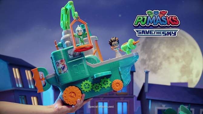 PJ Masks Romeo&#39;s Flying Factory Playset, 2 of 12, play video
