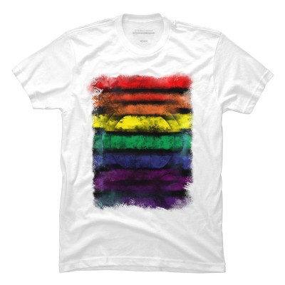 Men's Design By Humans Rainbow colors By kawaiiheizeru T-Shirt
