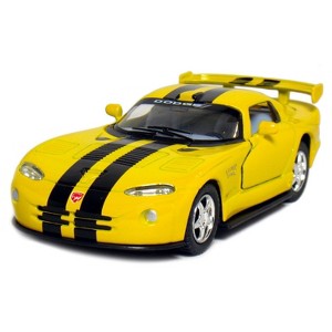 KiNSMART - Dodge Viper GTR-S 1:36 Scale 5" Die Cast Metal Model Toy Super Sports Race Car (Yellow) - 1 of 3