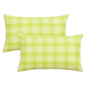 REGALWOVEN Plaid Decorative Check Soft Throw Pillow Covers  2 Pcs - 1 of 4