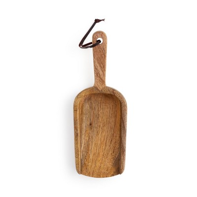 DEMDACO Wooden Popcorn Scoop brown