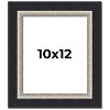PosterPalooza | Photo Size Embellished Black Picture Frame - UV Acrylic, Foam Board Backing, Hanging Hardware - 2 of 4