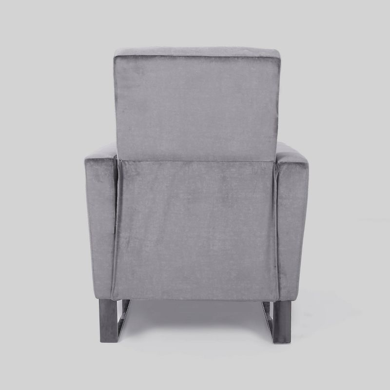 Brightwood Modern Press-Back Recliner Gray - Christopher Knight Home, 6 of 7