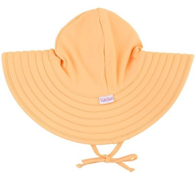 RuffleButts Girls UPF50+ Sun Protected Swim Hat