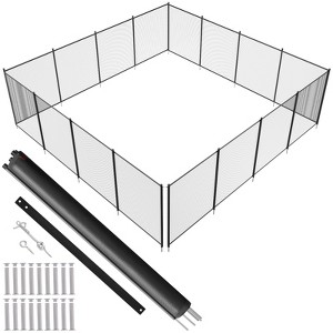 VEVOR Pool Fence, 4 x 48 FT Pool Fences for Inground Pools, Removable Child Safety Pool Fencing, Easy DIY Installation Swimming Pool Fence - 1 of 4