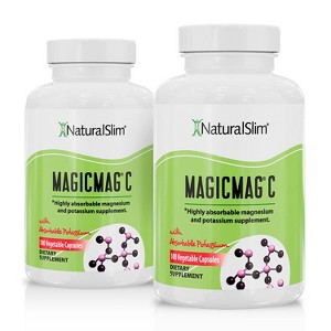NaturalSlim MagicMag C – Anti Stress Magnesium Citrate Capsules with Potassium - 1 of 3