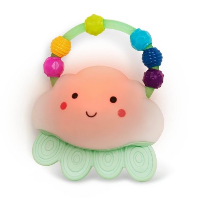 Image of B. baby Light-Up Baby Rattle - Rain-Glow Squeeze