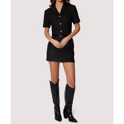 Women's Alessia Fitted Mini Skirt - LOST + WANDER