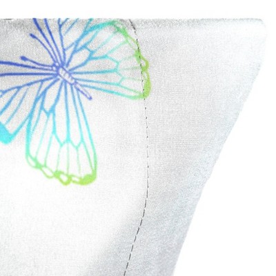 Organic Cotton Kids Pillowcase with Colorful Butterfly Print