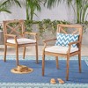 VASIP Dining Chair with 2 Cushions and Rust-Resistant Iron Frame for Backyard, Poolside, Garden for Backyard, Poolside, and Garden - 2 of 4