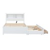 NicBex Full Size Modern Pine Platform Bed with Trundle, Storage Headboard and 3 Drawers for Bedroom - 4 of 4