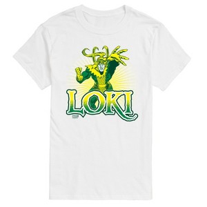 Men's - Marvel - Loki Logo Short Sleeve Graphic T-Shirt - 1 of 4