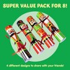 Joyfy 8-Pack Nutcracker Christmas Crackers – No-Snap Party Favors with Hats, Jokes & Surprises (10") - 3 of 4