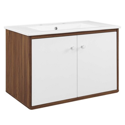 Modway Transmit 30 Wall-Mount Bathroom Vanity