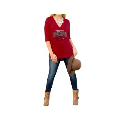 Women's University of Arkansas Weekender Top - Gameday Couture