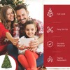 7ft Pre-Lit Full Douglas Fir Artificial Christmas Tree with Realistic Branches, 700 Warm White LED Lights and 2154 Tips - 4 of 4