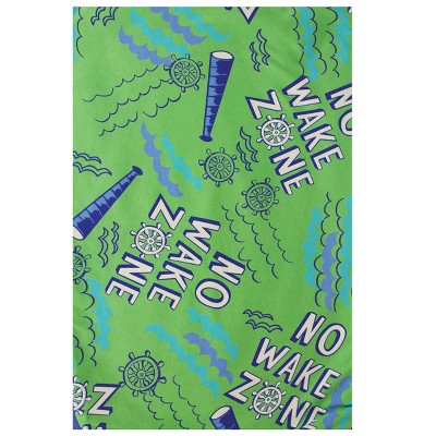 Beachcombers 60"x40" No Wake Zone Boating Throw Blanket