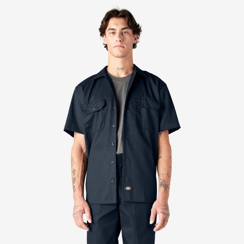 Grey dickies best sale work shirt