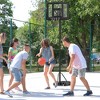 Soozier 7.7-10' Basketball Hoop with 43" Shatterproof Backboard, Wheels and Fillable Base - 2 of 4