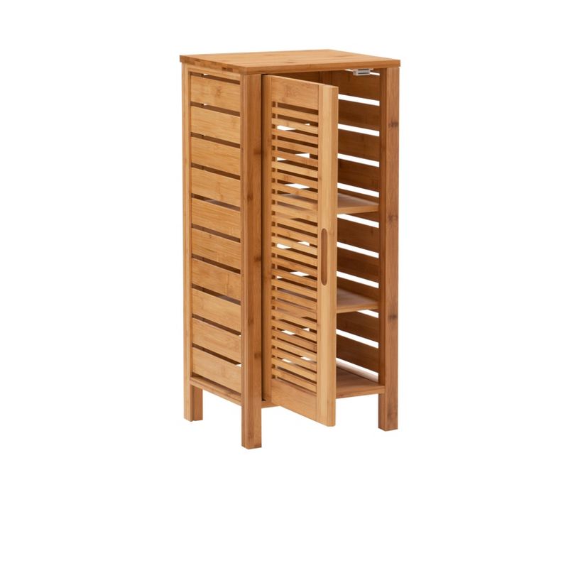 Bracken One-Door Floor Cabinet Natural - Linon, 4 of 17