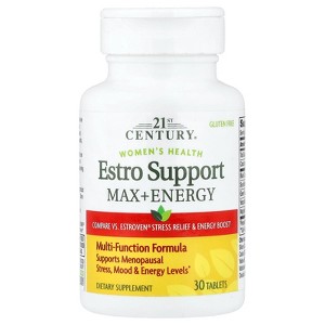 21st Century Women's Health, Estro Support Max + Energy, 30 Tablets ...