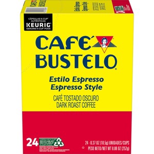 Cafe Bustelo Espresso Dark Roast Coffee  Pods - Keurig K-Cup Pods - 1 of 4