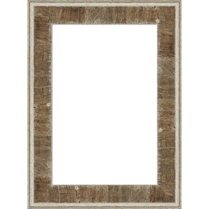 Amanti Art Farmhouse Brown Narrow Framed Dry Erase Magnetic Board - 1 of 4