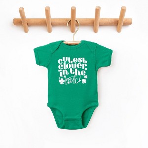 The Juniper Shop Cutest Clover In The Patch Baby Bodysuit - 1 of 3
