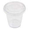 Karat PET Lids, No Hole Flat Lid, Fits 8 oz to 10 oz Cold Cups, Plastic, Clear, 1,000/Carton - 3 of 4