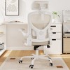 Lirago Mesh Office Chair w/Headrest - Adjustable Lumbar & Flip-Up Armrests, Khaki - 2 of 4