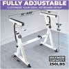 Liquid Stands Keyboard Stand w/ Wheels - Z Style Adjustable & Portable Professional Heavy Duty Digital Piano Stand - Rolling Keyboard Stand (White) - 2 of 4