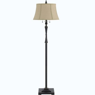 Cal Lighting 60W X 2 Madison Club Floor Lamp - Oil Rubbed Bronze