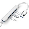 Reiko 4-Port USB 3.0 Hub in Silver - 2 of 4