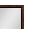 16" x 48" Evans Framed Wall Panel Mirror Walnut Brown - Kate and Laurel - image 3 of 4