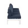 Meridian Furniture,Nizuc Water Resistant Fabric Outdoor Patio Modular Sofa - 3 of 4