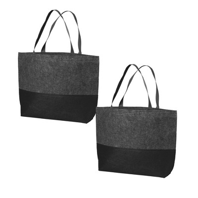 Port Authority Large Felt Tote Bag (2 Pack)