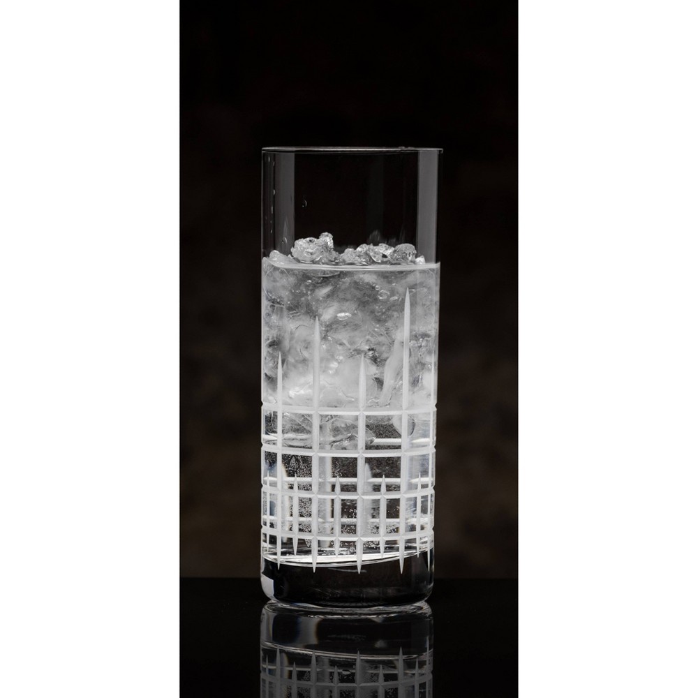 Set of 4 Manhattan Highball Drinkware 13.75oz Glasses - Stolzle Lausitz
