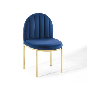 Modway Isla Channel Tufted Performance Velvet Dining Side Chair - 1 of 4