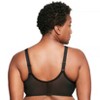 Glamorise Womens Magiclift Natural Shape Front-closure Wirefree Bra 1210  Black 40i : Target