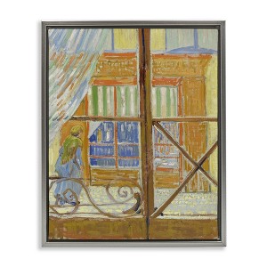 Stupell Industries Van Gogh View of Butcher's Shop Floating Frame Canvas Art - 1 of 4