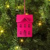 Christmas Metal Hot Pink House Ornament - Wondershop™ - 2 of 3