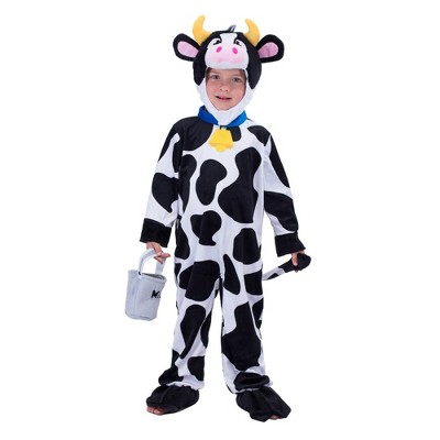 SYNCFUN Infant Toddler's Halloween Costume Cow Pajamas Costume for Halloween Dress Up Party - S