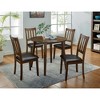 5-Piece Dining Set with Round Table and 4 Side Chairs - 2 of 4
