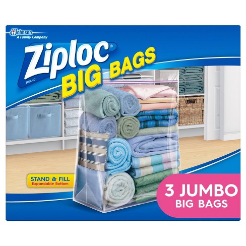 ziploc storage bags jumbo 2 gallon size