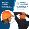 TrailHeads Fleece Ponytail Hat for Women –  Reflective Winter Beanie with Visor for Running, Hiking - 3 of 4