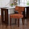 Sapphtopaz Mid Century Modern Dining Chairs Set of 2, Farmhouse Linen Side Accent Chairs Kitchen Chairs with Hardwood Frame for Dining Room, Kitchen - 3 of 4