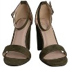 Women's Wo's Suede Strappy Block High Heels - J. Adams - 3 of 4